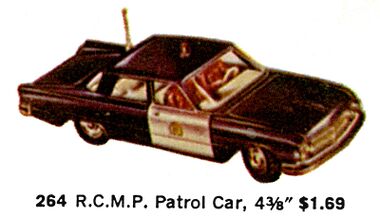 Royal Canadian Mounted Police Patrol car, No.264
