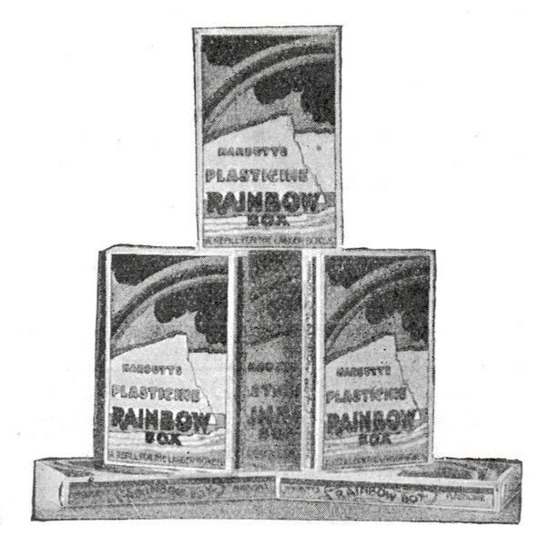 File:Rainbow Box, Harbutts Plasticine, box artwork (MM 1927-11).jpg