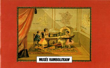 Rambolitrain Museum brochure, front cover