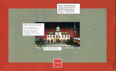 Rambolitrain Museum brochure, back cover