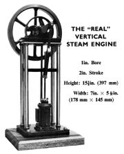 Real vertical stationary steam engine, Stuart Turner