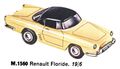 Renault Floride, Minic Motorways M1560 (TriangRailways 1964).jpg