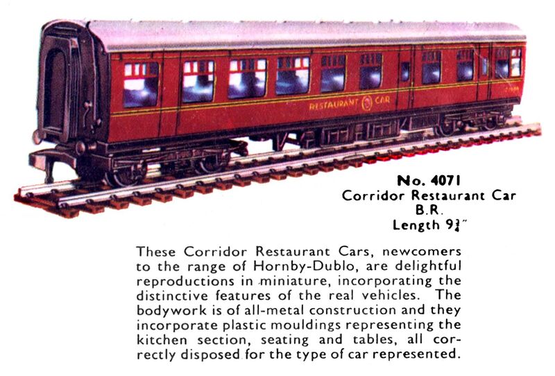 File:Restaurant Car E1939, corridor, Hornby Dublo 4071 (DubloCat 1963).jpg