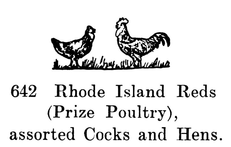 File:Rhode Island Reds (Cocks and Hens), Britains Farm 642 (BritCat 1940).jpg