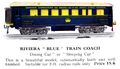 Riviera Blue Train Coach, Hornby Series (HBoT 1931).jpg