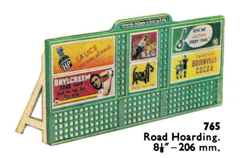 File:Road Hoarding, Dinky Toys 765 (DinkyCat 1963).jpg