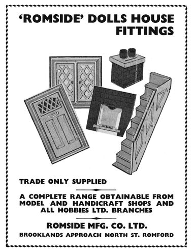 1967: Advert in Hobbies Annual