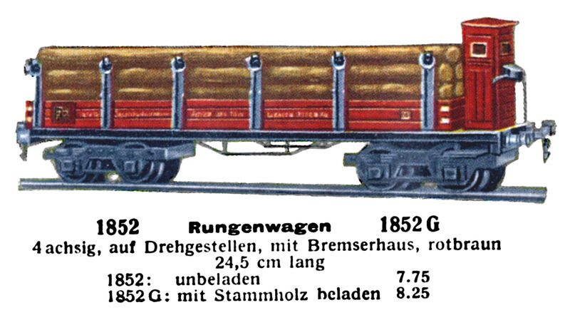 File:Rungenwagen - Timber Wagon with Stanchions, Märklin 1852 (MarklinCat 1939).jpg