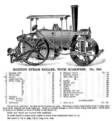 Ruston Steam Roller, with Scarifier