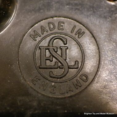 SEL logo, moulded into the top of a baseplate