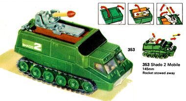 1976: SHADO 2 Mobile, Dinky 353