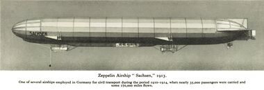 1913: The "Sachsen" Zeppelin airship