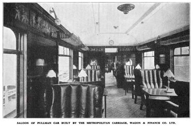 1926: Pullman Saloon Car interior