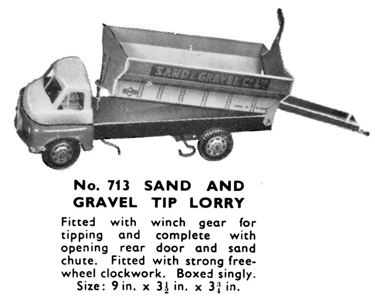 File:Sand and Gravel Tip Lorry, Wells Brimtoy 713 (BPO 1955-10).jpg