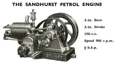 Sandhurst Petrol Engine, Stuart Turner