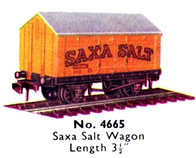File:Saxa Salt Wagon, Hornby Dublo 4665 (DubloCat 1963).jpg