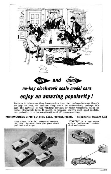 1956: Scalex and Startex (Minimodels Ltd)