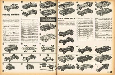 1968: Scalextric range of slotcars