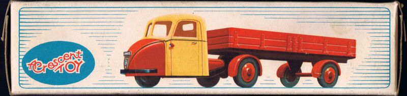 File:Scammell Scarab, box art, side, open truck (Crescent Toys).jpg