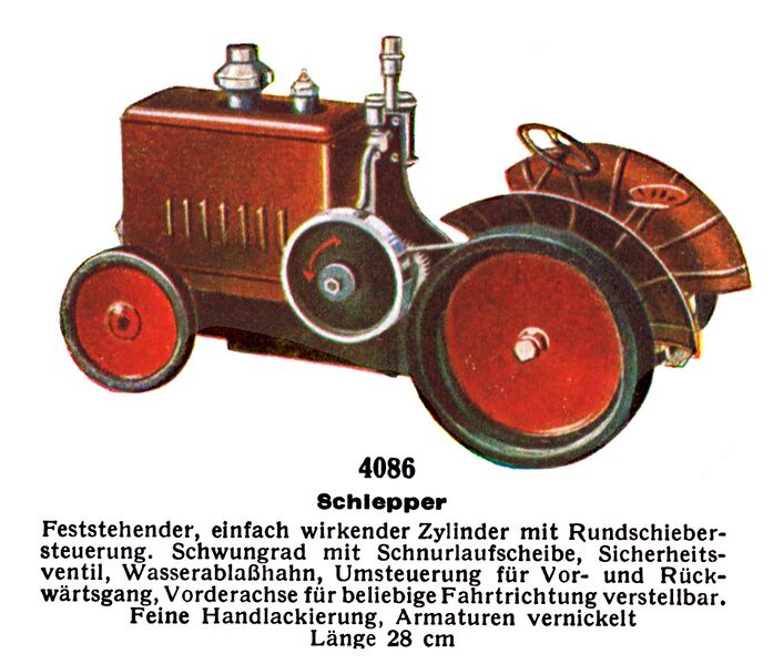 File:Schlepper - Tractor, live steam, Märklin 4086 (MarklinCat 1931).jpg