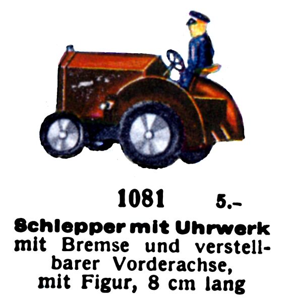 File:Schlepper mit Uhrwerke - Tractor with Clockwork, Märklin 1081 (MarklinCat 1939).jpg