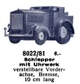 Schlepper mit Uhrwerke - Tractor with Clockwork, Märklin 8022-81 (MarklinCat 1939).jpg
