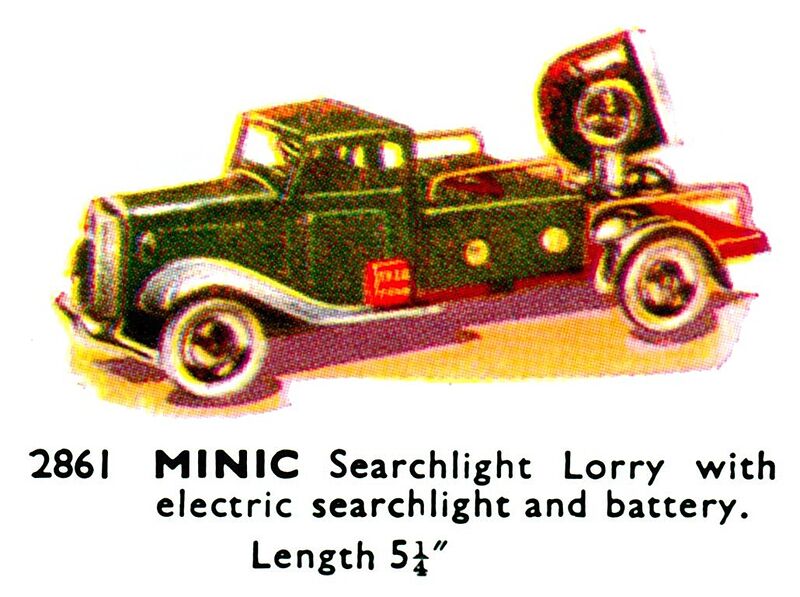 File:Searchlight Lorry, with electric searchlight and battery, Minic 2861 (TriangCat 1937).jpg