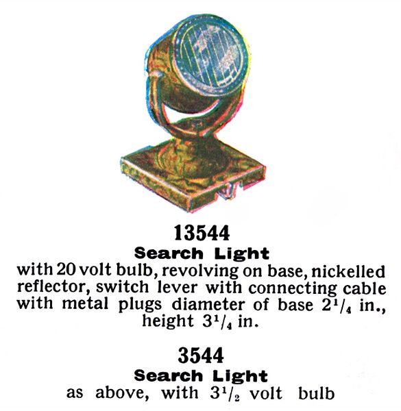 File:Searchlight on base, Märklin 3544 13544 (MarklinCat 1936).jpg