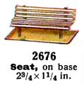 Seat, on base, Märklin 2676 (MarklinCat 1936).jpg