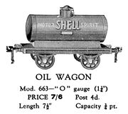 Shell Motor Spirit Oil Wagon, Bowman Models 663 (BowmanCat ~1931).jpg