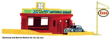 1959: Car Showroom and Service Station (Esso), Matchbox Accessory