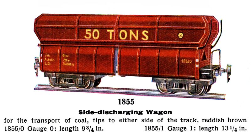 File:Side Discharging Wagon, Märklin 1855 (MarklinCat 1936).jpg