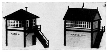 1958: Signal Box kits by Ratio