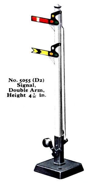 File:Signal Double Arm D2, Hornby Dublo 5055 (HDBoT 1959).jpg