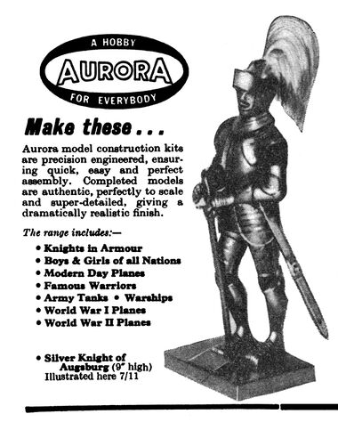 1960: "Silver Knight of Augsburg", Aurora Knights