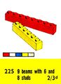 Six-Stud and Eight-Stud Beams, Lego Set 225 (LegoCat ~1960).jpg