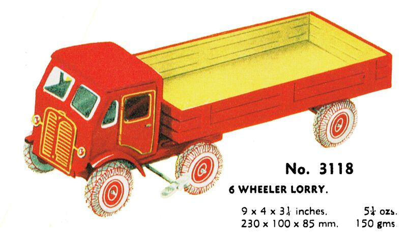 File:Six-Wheeler Lorry, Mettoy 3118 (MettoyCat 1940s).jpg