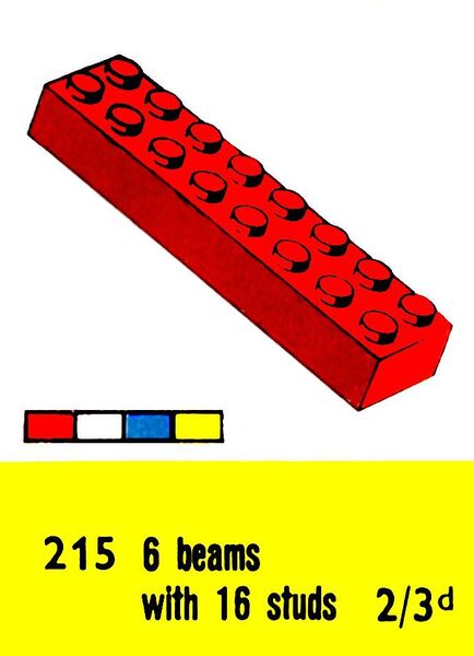 File:Sixteen-Stud Beams, Lego Set 225 (LegoCat ~1960).jpg