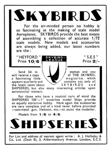 1934:Skybirds and Ship-Series