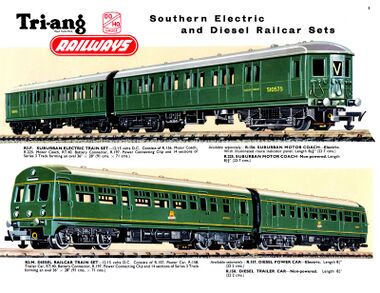1958 Tri-ang Railways "Southern" sets