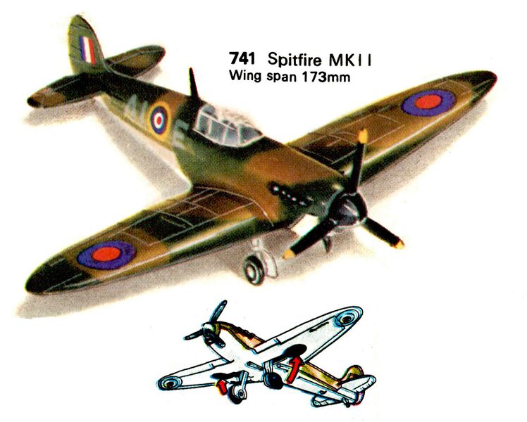 File:Spitfire MkII, Dinky Toys 741 (DinkyCat13 1977).jpg