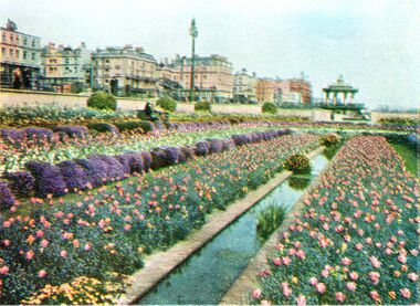 1939: "Springtime at Brighton - The Water Garden"