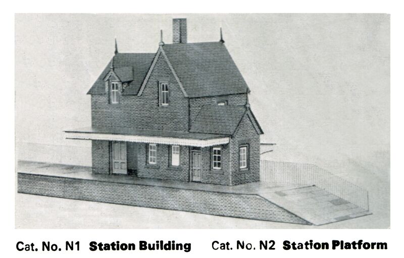 File:Station Building and Station Platform, card models (MiniTrix N1 N2).jpg
