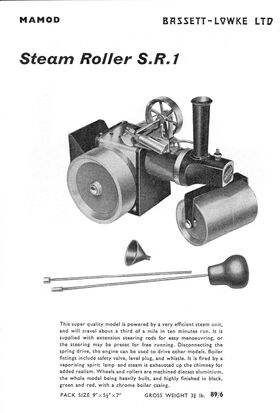 1962: S.R.1 Steamroller, Bassett-Lowke Ltd. 1962 catalogue