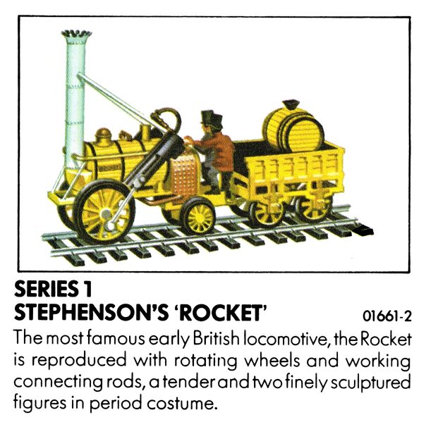 File:Stephensons Rocket 0-2-2 locomotive, Series1 Airfix kit 01661 (AirfixRS 1976).jpg
