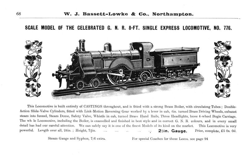 File:Stirling Single locomotive 776, Bassett-Lowke 1904 catalogue, small.jpg