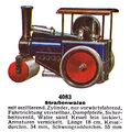 Strassenwalze - Steamroller, live steam, Märklin 4083 (MarklinCat 1931).jpg