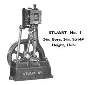 Stuart No.1 vertical stationary steam engine