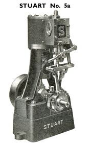 Stuart No.5a vertical stationary steam engine
