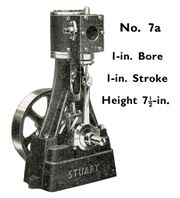 Stuart No.7a vertical stationary steam engine